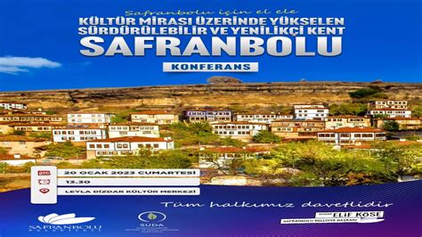 S­ü­r­d­ü­r­ü­l­e­b­i­l­i­r­ ­v­e­ ­Y­e­n­i­l­i­k­ç­i­ ­K­e­n­t­ ­S­a­f­r­a­n­b­o­l­u­ ­K­o­n­f­e­r­a­n­s­ı­ ­2­0­ ­O­c­a­k­’­t­a­